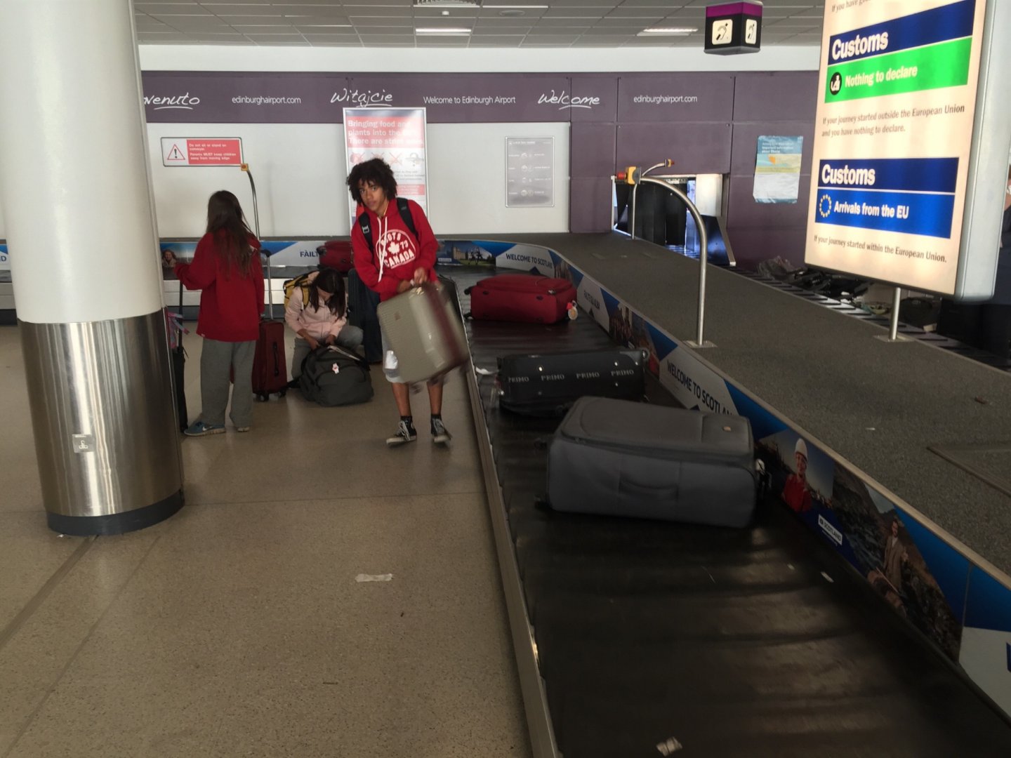 Scotland 2015, Day 2: Arrived in Aberdeen: Arriving in Edinburgh