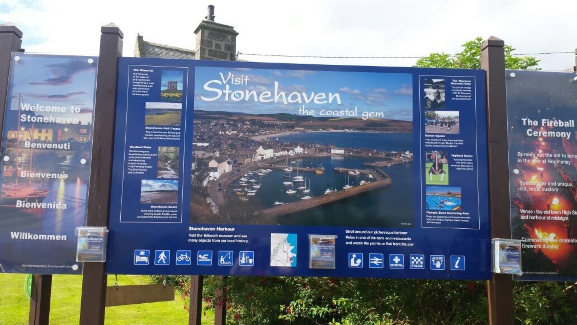 Scotland 2015: Stonehaven: Dunnotar Castle tour!
