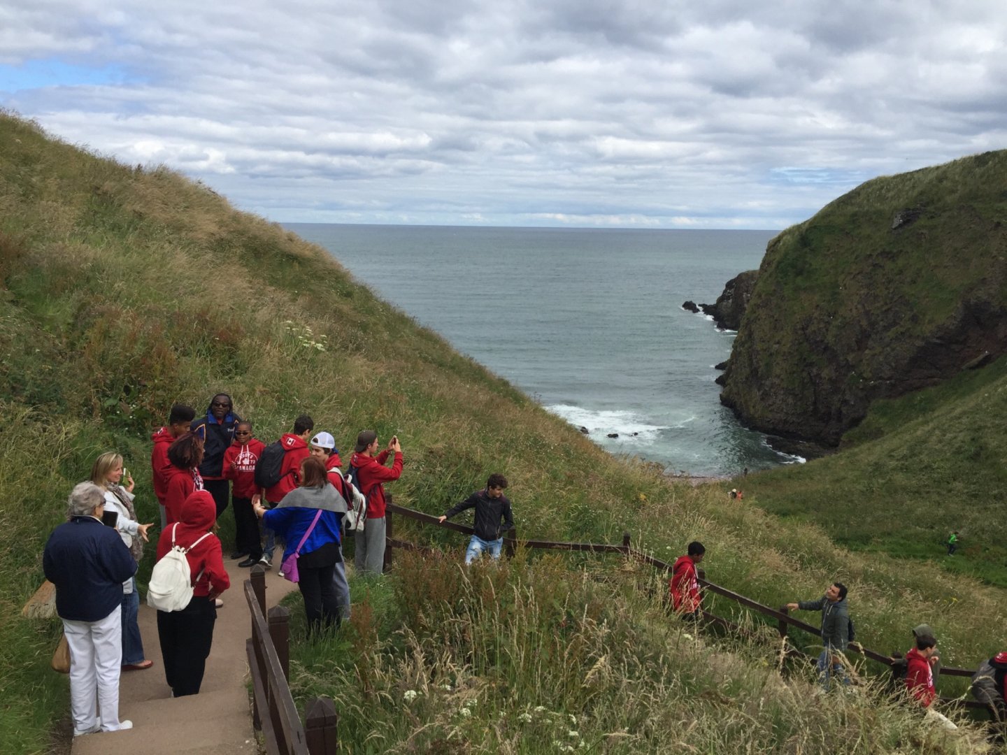 Scotland 2015: Stonehaven: Dunnottar Castle tour