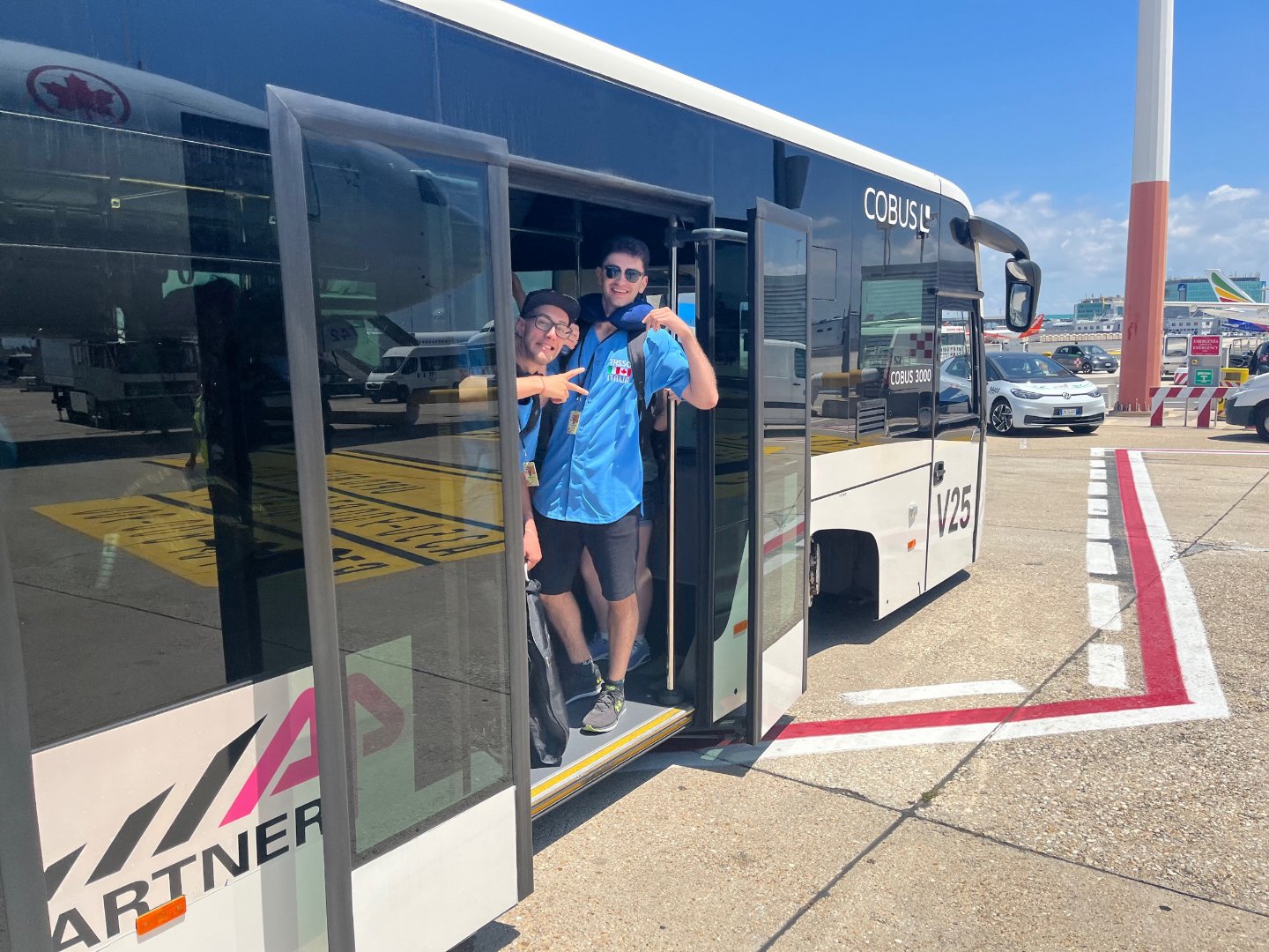 Italy 2023, Day 2: Arrival in Rome: On the shuttle