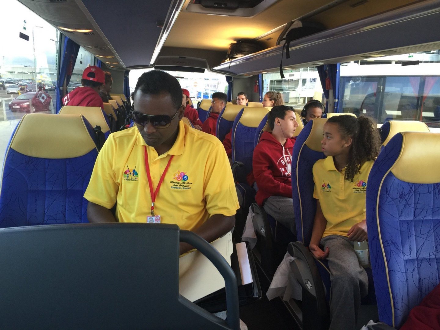 Scotland 2015, Day 2: Arrived in Aberdeen: On coach to Aberdeen