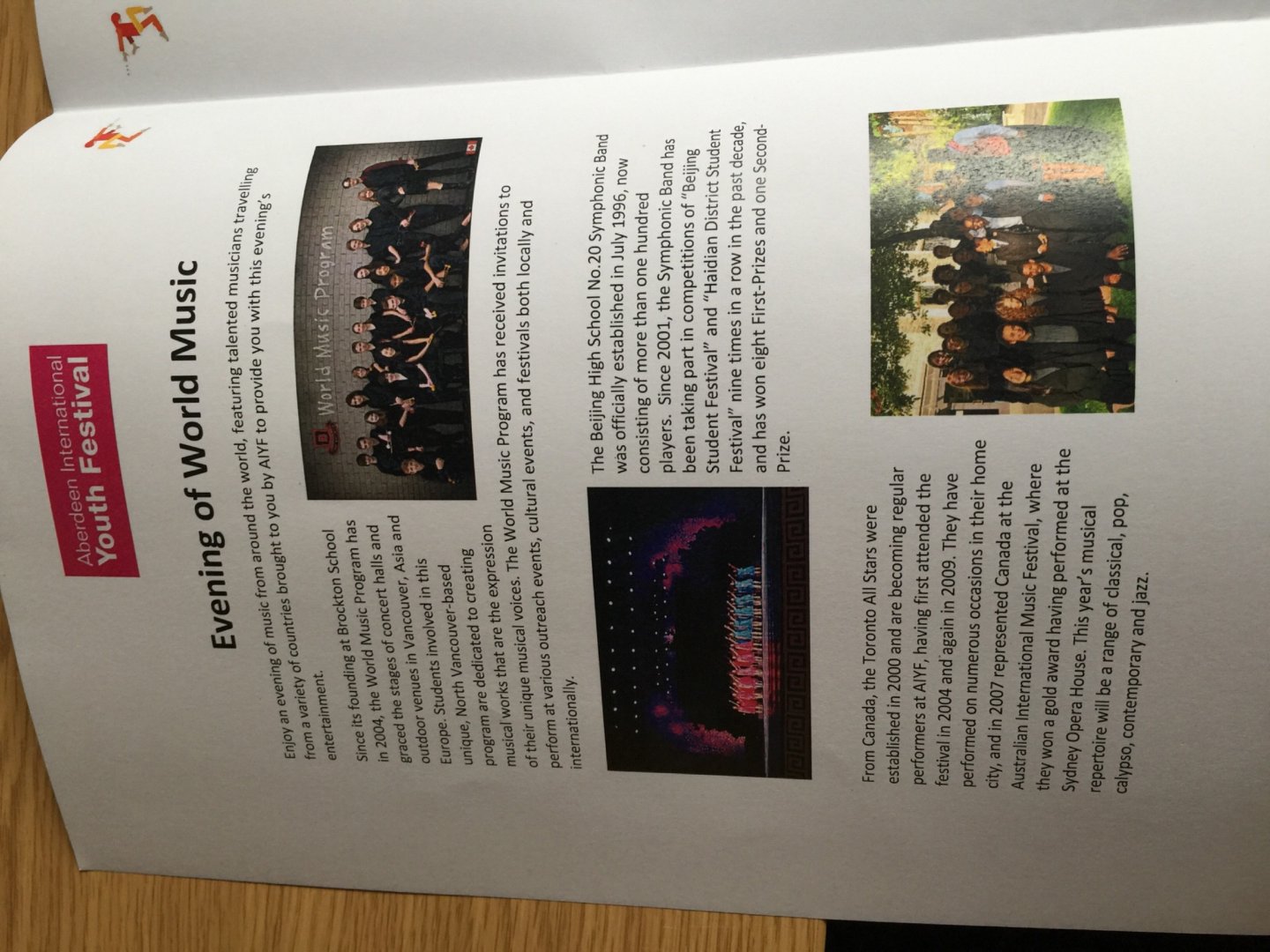 Scotland 2015: Music Hall Performance: Music Hall Performance