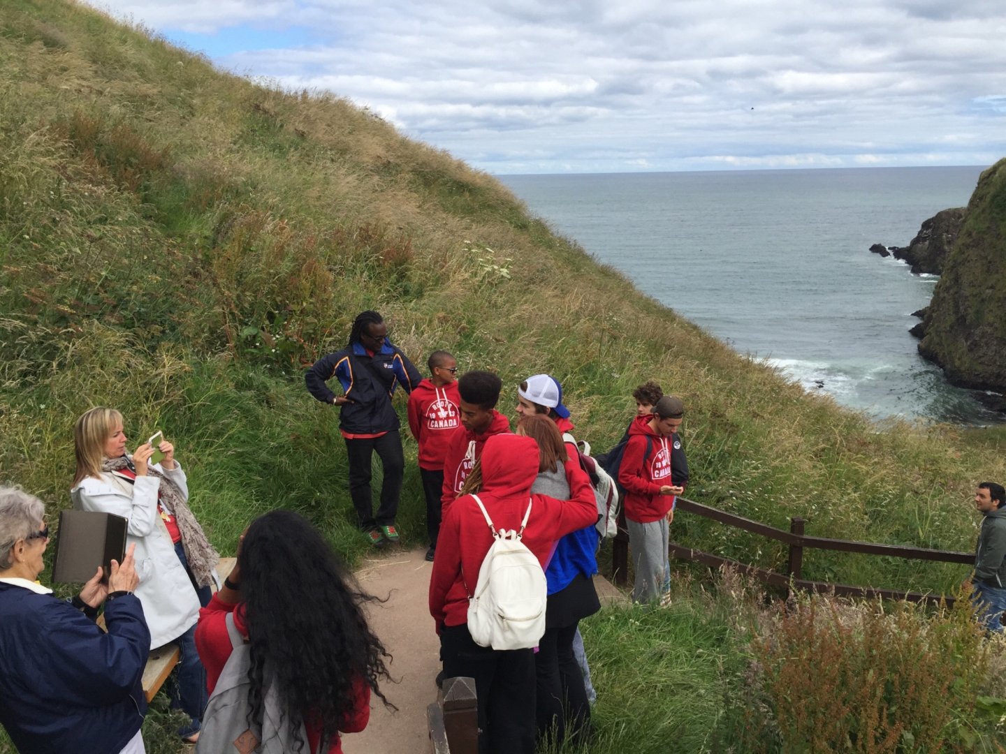 Scotland 2015: Stonehaven: Dunnottar Castle tour