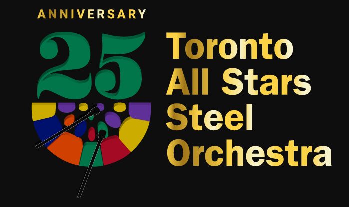 Toronto All Stars Steel 25th Anniversary Logo